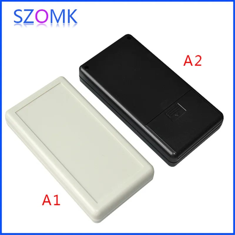 

10 pieces a lot, 2AA battery szomk handheld plastic enclosure 135x70x25mm electrical abs switch box