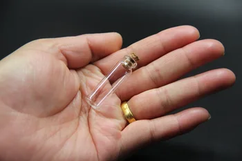 

1000pcs 12*40mm 2.3ml Mini Glass Bottles Vial Jars Empty Sample Jars with Cork Stoppers for DIY Craft Wedding Home DIY Decor