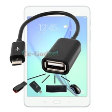 5 крепеж; микро-usb OTG USB 2,0 адаптеры для сим-карт для Samsung Galaxy Tab S2 8,0 9,7 Galaxy Tab A T280 T350 T351 T550 usb-кабель для переключения