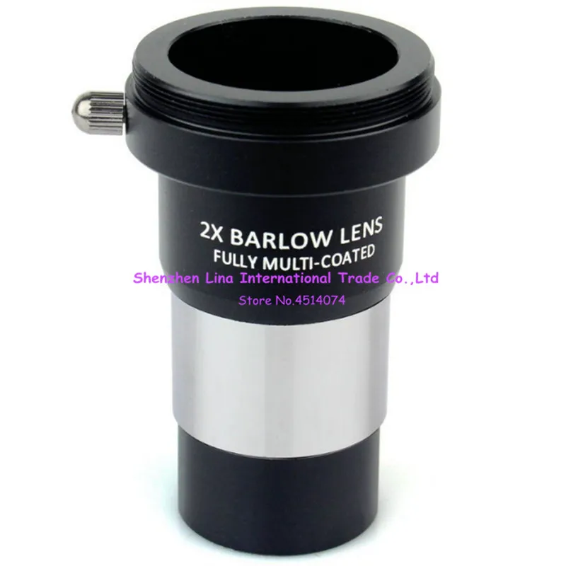 

Telescope 2X Extender with M42*0.75mm Photography Adapter Thread M42*0.75mm FMC-Green Film with Optical Glass Lens 5P0052M