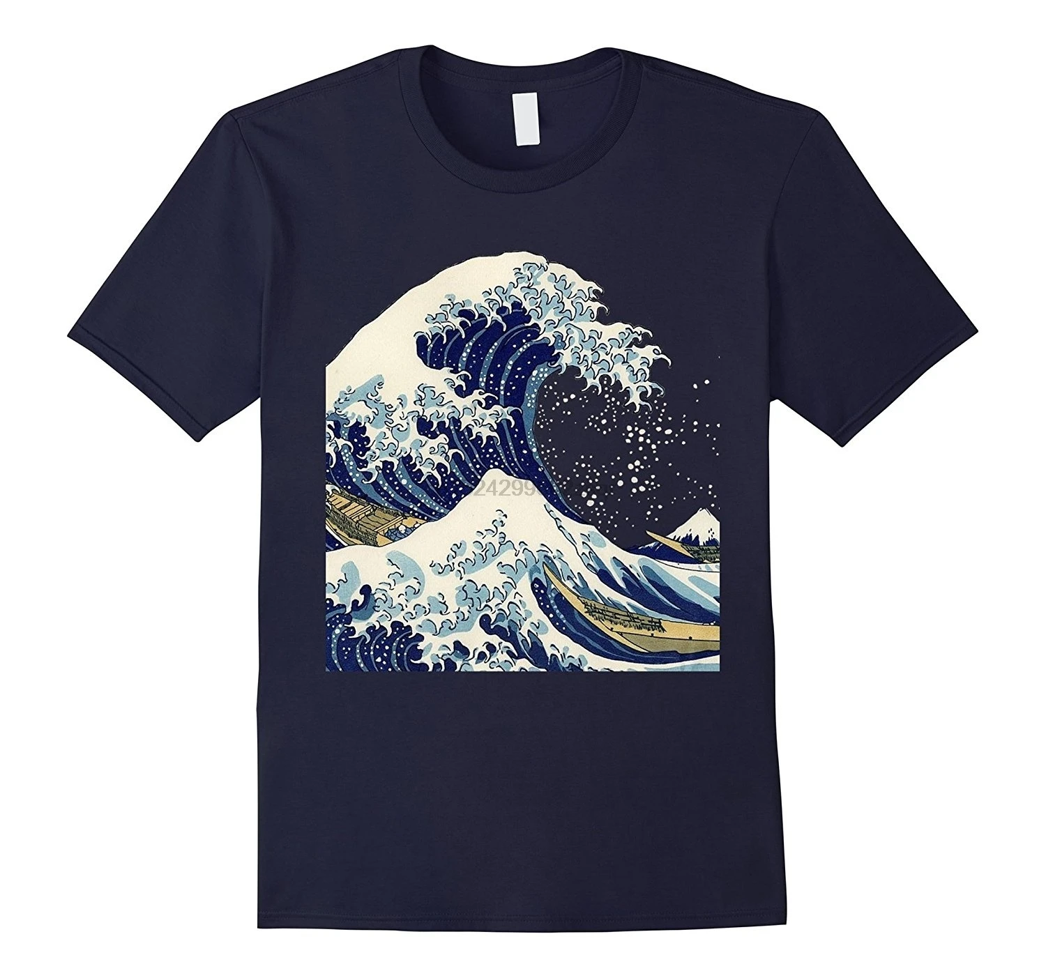 

The Great Wave Off Kanagawa by Hokusai T Shirt