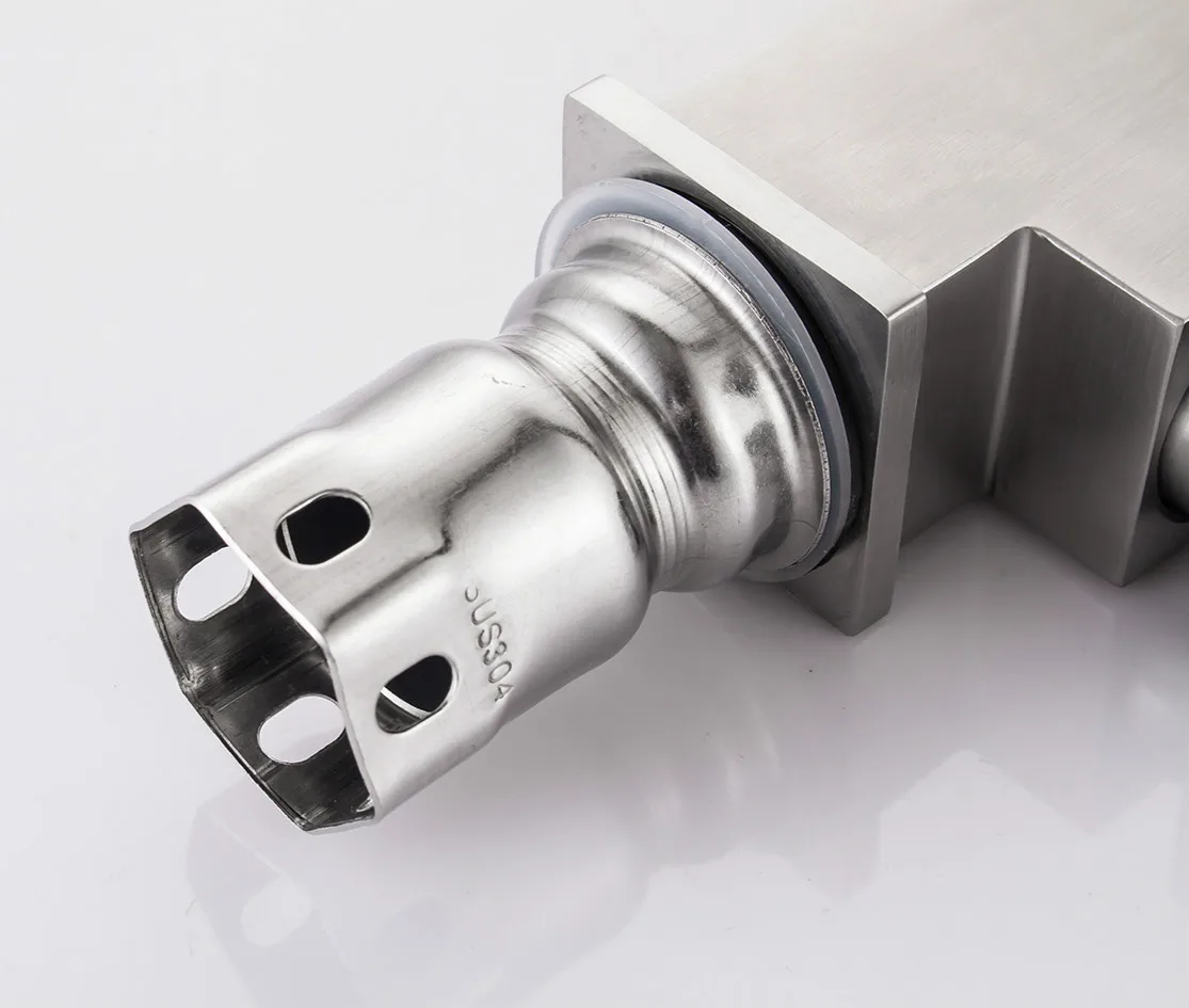 MOIIO Kitchen Faucet Bright Chrome Single Handle Spool Mixer Water Tap Sus304 Square Spout Luxury Polish Hot and Cold Taps MOIIO Kitchen Faucet Bright Chrome Single Handle Spool Mixer Water Tap Sus304 Square Spout Luxury Polish Hot and Cold Taps