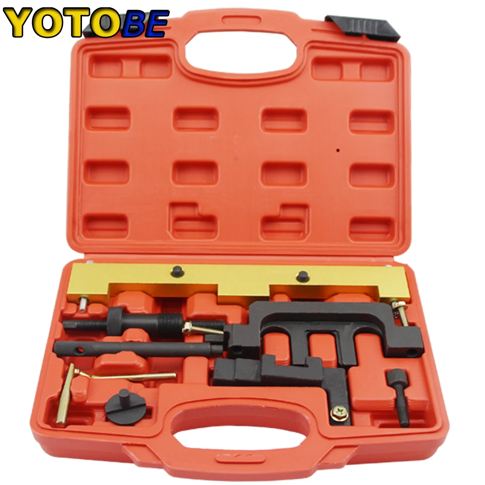 ZKTOOL Motor Nokkenas Vergrendeling Timing Tool Kit Fit voor BMW Z4 318i 320i 316i 118i N42 N46 N46T E87 E46 E60 E90 E85 Motor, Gelijk aan OEM 119350 119291 118700
