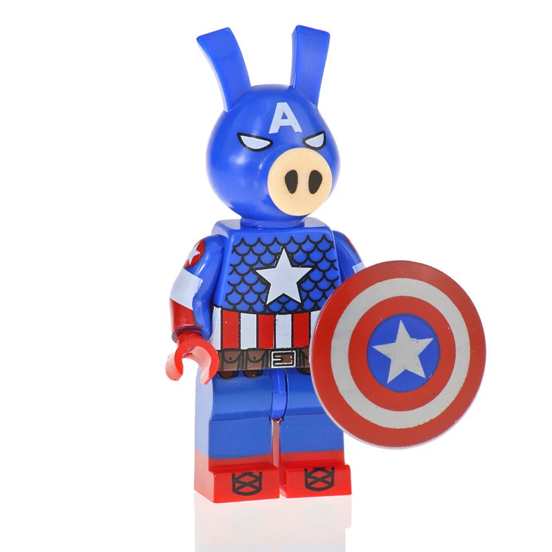 Новый супергерой Marvel Мстители свинья серии Человек паук король конг свиньи