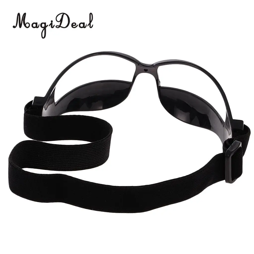 MagiDeal 5 Pieces Sports Basketball Dribble Specs Glasses Training Aid Supplies Black Fitness Equipments Resistance Bands