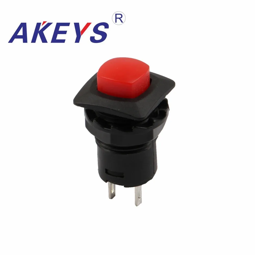 Ds-426 Connettore Quadrato Autobloccante Di Ripristino Non Bloccante Normalmente Aperto Foro Interruttore A Pulsante Rotondo Da 12Mm