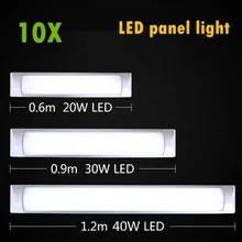 2 фута 3 фута 4 фута 0,6 м 0,9 м 1,2 м светодиодный плоский светильник поверхностного монтажа Потолочный светильник очищающий светильник s T5 T8 трубчатый светильник AC85-265V