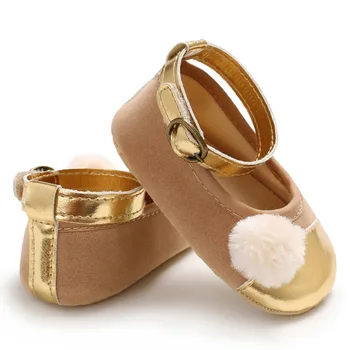 

2019 Newborn Fashion Baby Shoes Soft bottom PU Leather Girls Princess Non-slip Toddlers Infant First Walkers
