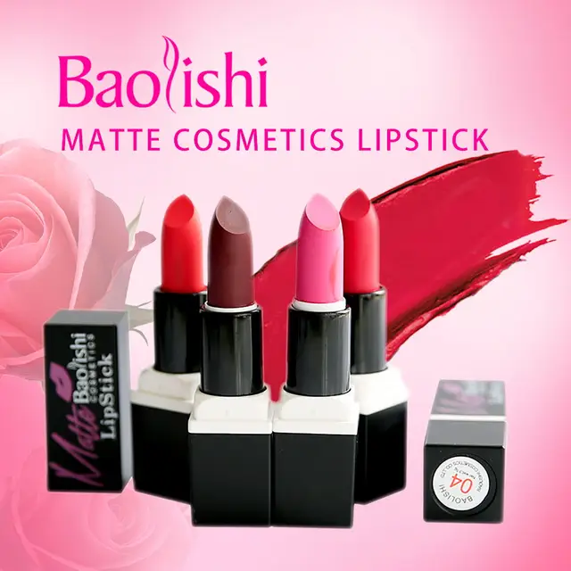 Lèvres À 2017 6 Couleur Rouge Arrivée Mat Nouvelle Baolishi uZikXP