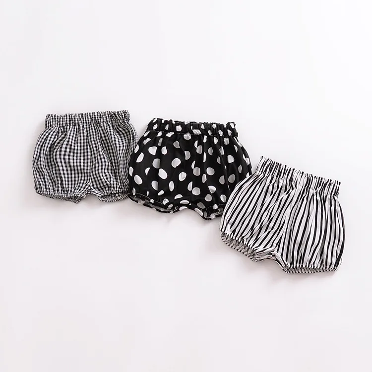 Штанишки для новорожденных шорты-штаны с карманами хлопковые шорты для маленьких девочек летние брюки для маленьких мальчиков