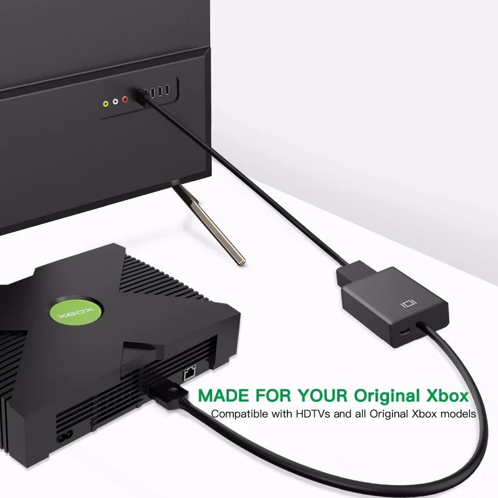  Myriann HDMI Link Cable for Original Xbox SystemNo-Mods Required HDMI Converter for Original Xbox S