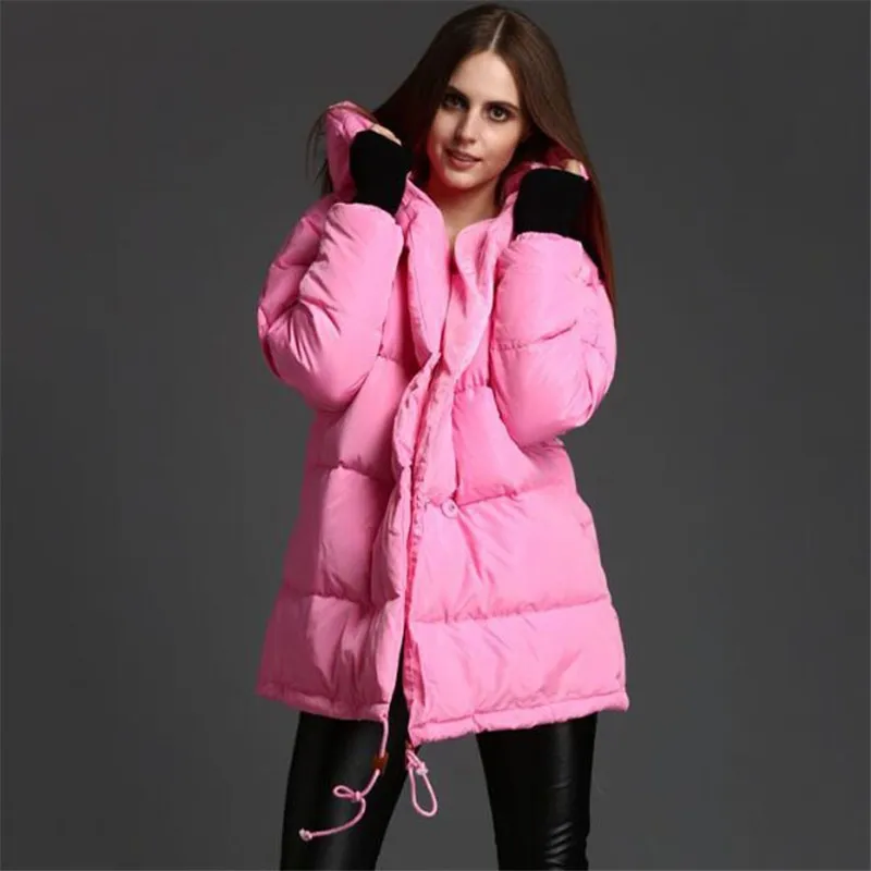 Пальто более размера d, Женская пуховая куртка, утепленное пуховое пальто, зимняя куртка с капюшоном, женская белая пуховая куртка, парка, большой размер, C2581