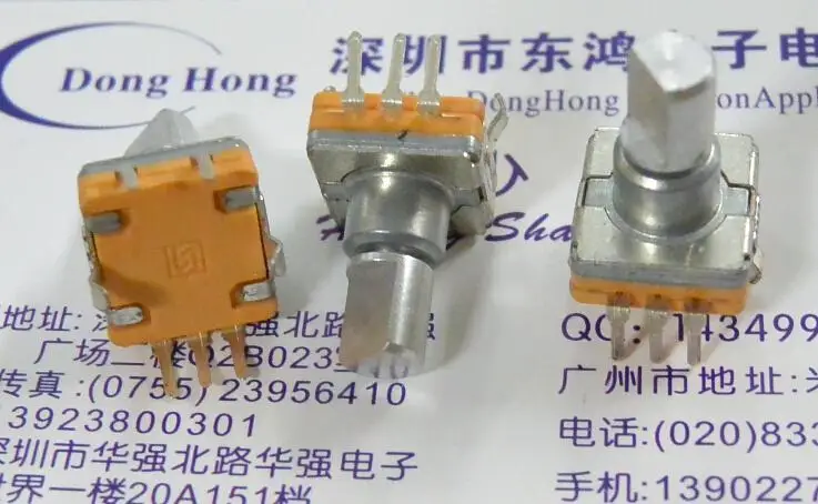 

Quality or Granville EC11 encoders with switch 30 is positioned number 15 pulses shaft length 12.5mm Car DV