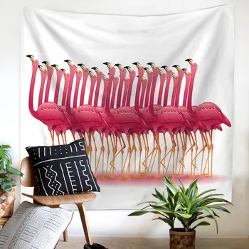 

Wall Tapestry Tropical Watercolor Pink Flamingo Wall Decor Large Wall Hanging Wall Art 150x130cm/200x150cm
