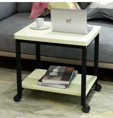Портативный чайный столик. Простой современный маленький квадратный стол.