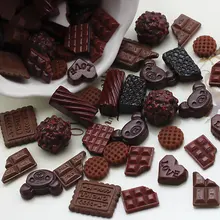 Мини-размер шоколадное моделирование маленькие части ролевые игры для украшения один набор