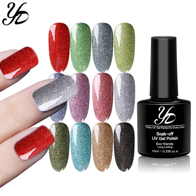 

Yiday Starry UV Gel Soak Off Permanent Nail Polish Gellak Enamel Varnish Lacquer LED UV Curing Resin Manicure Primer for Nails