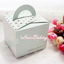 ЗЕЛЕНЫЕ КРУЖЕВНЫЕ коробки для тортов в горошек,, дешевая бумага для выпечки, Подарочная коробка для кексов, картонная упаковочная сумка