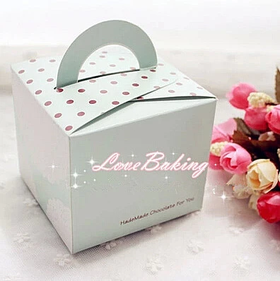 Livraison Gratuite Dentelle Verte A Pois Boites A Gateaux En Gros Bricolage Pas Cher Cuisson Papier Cadeau Cadeaux Cupcake Boite Carton Emballage Sac Aliexpress