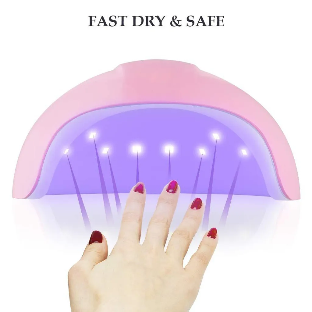 Новая модная быстросохнущая и безопасная лампа для ногтей 36 Вт беспроводной светодиодный/УФ Гель-лак сушилки для ногтей свет беспроводной перезаряжаемые инструменты для ногтей красоты