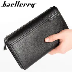 Baellerry известный бренд мужской кошелек роскошный длинный клатч удобная сумка Moneder мужской кожаный кошелек мужской клатч сумки carteira Masculina