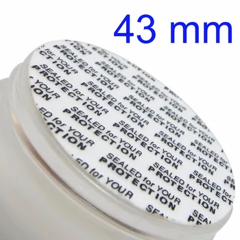 

50 Pcs Pressure Sensitive Seal Liner 43 mm Diameter Inserts Self-adhesive
