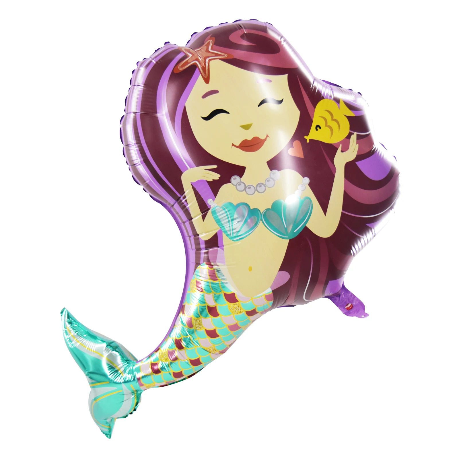 Lovely Mermaid tail balloon Girl Birthday Party Babay Shower Decoration Large Cartoon Little Mermaid Balloons Toys Party Supply