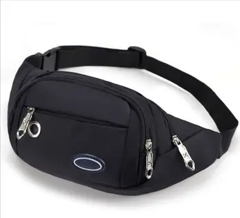 

New Men Waist Bag Luxury Nylon Business Travel Sport Shoulder Sling Satchel Messenger CrossBody Bag High Quality Fashion
