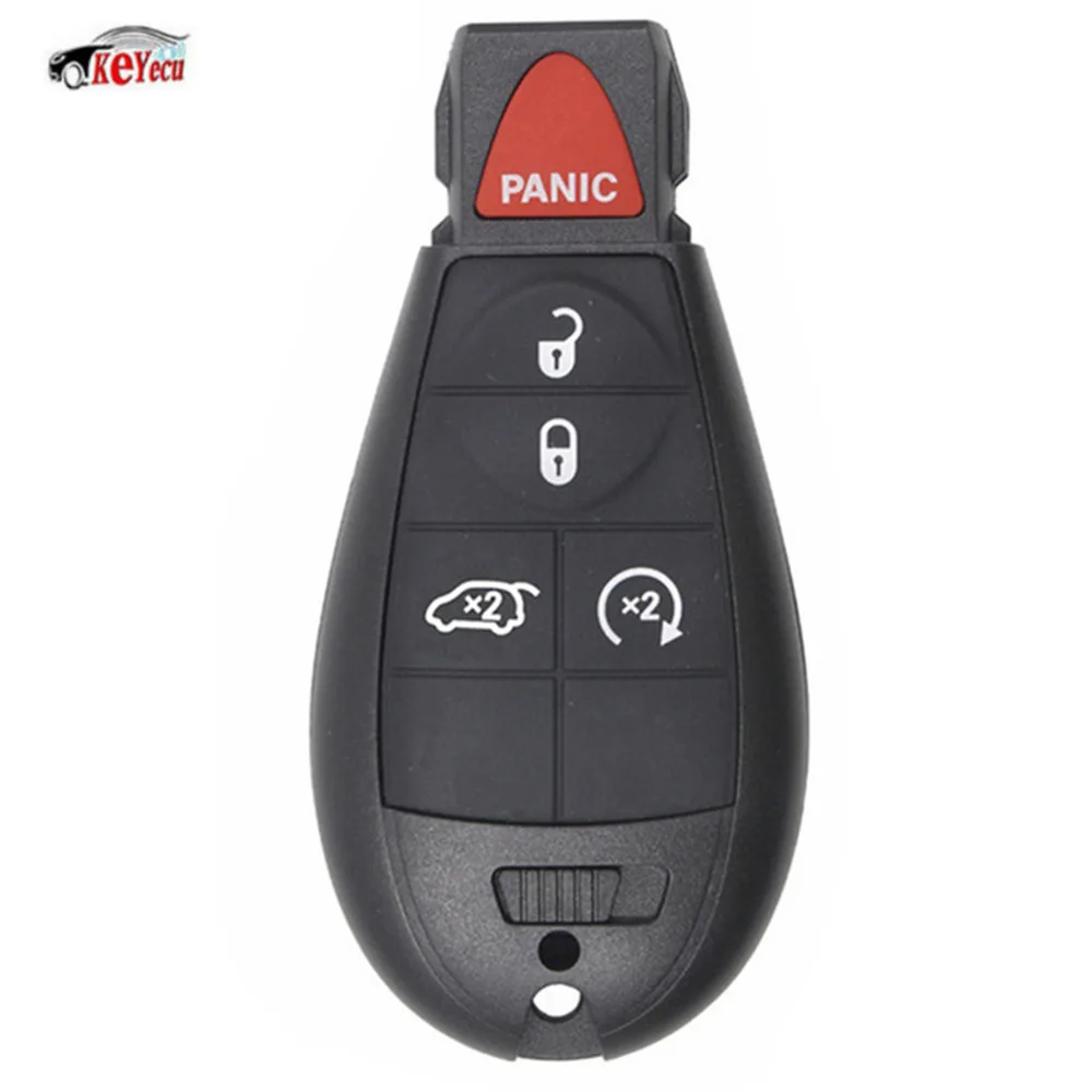 

KEYECU 5B 433MHz ID46 Remote Fobik Key Fob Transmitter for Chrysler Town & Country ,Dodge Grand Caravan FCC ID: M3N5WY783X