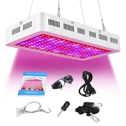 1500 Вт высокой мощности Мощность светодиодный Grow Light с 8 полос полный спектр Цвет соотношение для комнатные растения, овощи и цветущих в