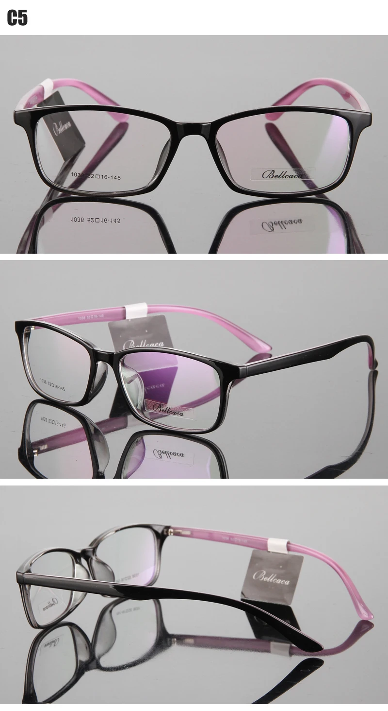 Bellcaca, оправа для очков, очки для мужчин и женщин, компьютерные оптические очки, близорукость TR90, оправа для мужчин, прозрачные линзы, BC093