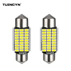 TUINCYN 2 шт. C5W Led C10W 31 мм 36 мм 39 мм 41 мм гирлянда лампа CANBUS купола лампа настольная лампа сигнальная лампа супер яркий