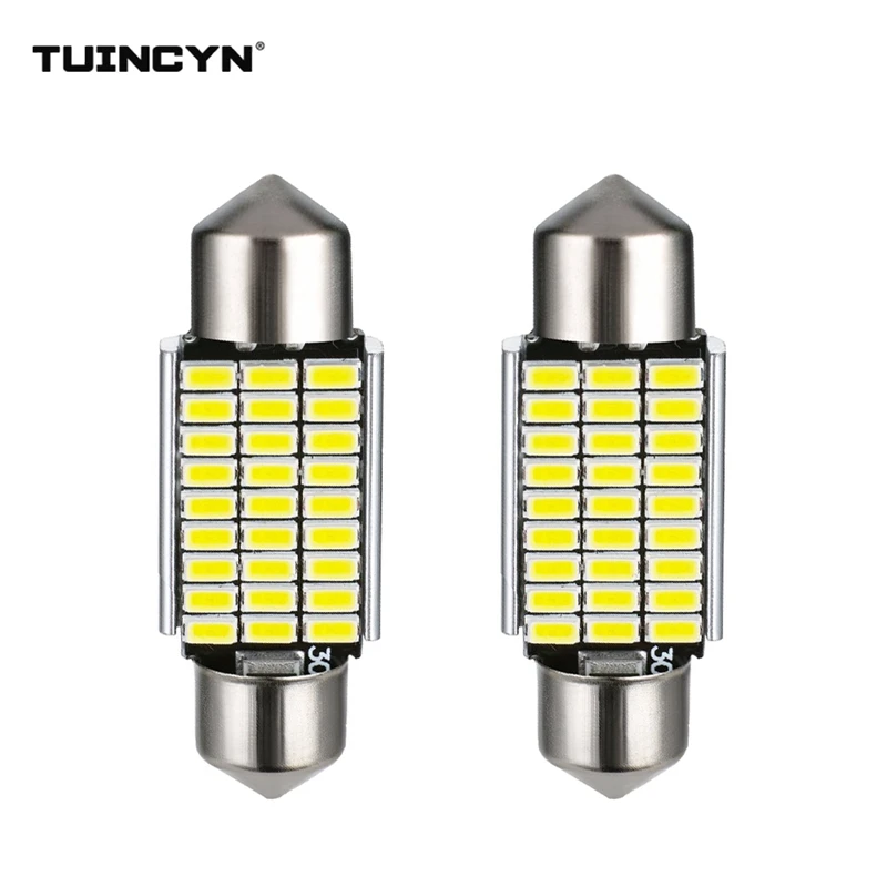 TUINCYN 2 шт. C5W Led C10W 31 мм 36 мм/39 мм/41 иллюминационных гирлянд интерьер can-шины