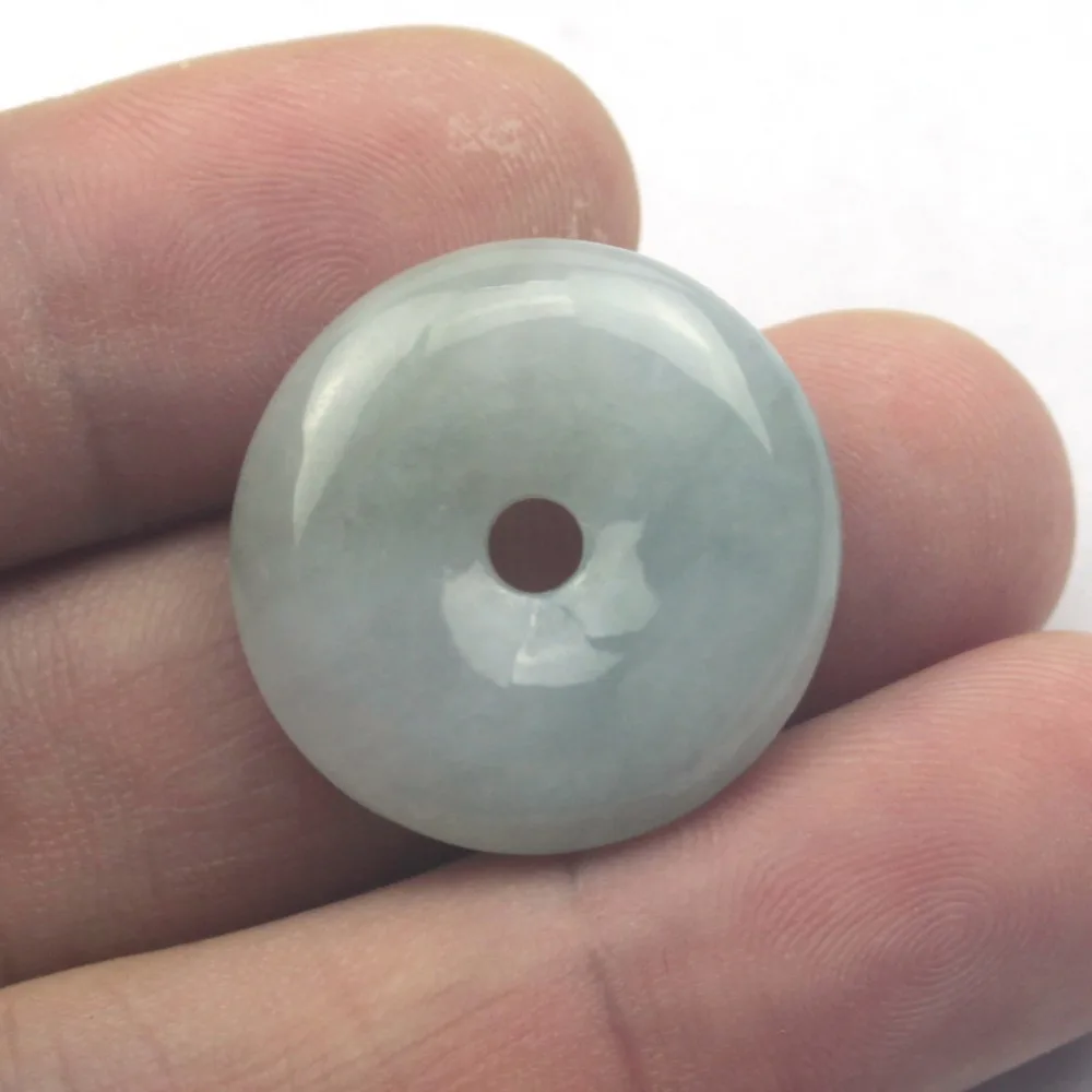 

donut shape Myanmar jades beads natural stone beads DIY loose beads for pendant making 1 piece free shipping wholesale !