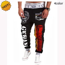 Мода, весна-осень, спортивные беговые штаны для бега, шаровары, тренировочные штаны для мужчин, цифровая печать, эластичная талия, дермуда, Карго, спортивные штаны