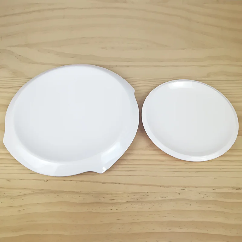 

New Fashion Dinner Plate Melamine Dinnerware Flanging Round Plate Chinese Restaurant With Melamine Plate A5 Melamine Tableware