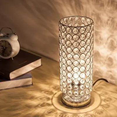 Lampe De Chevet Lampada Mesa Para Dormitorio Salon Luminaria Tafellamp Crystal настольная лампа прикроватная для