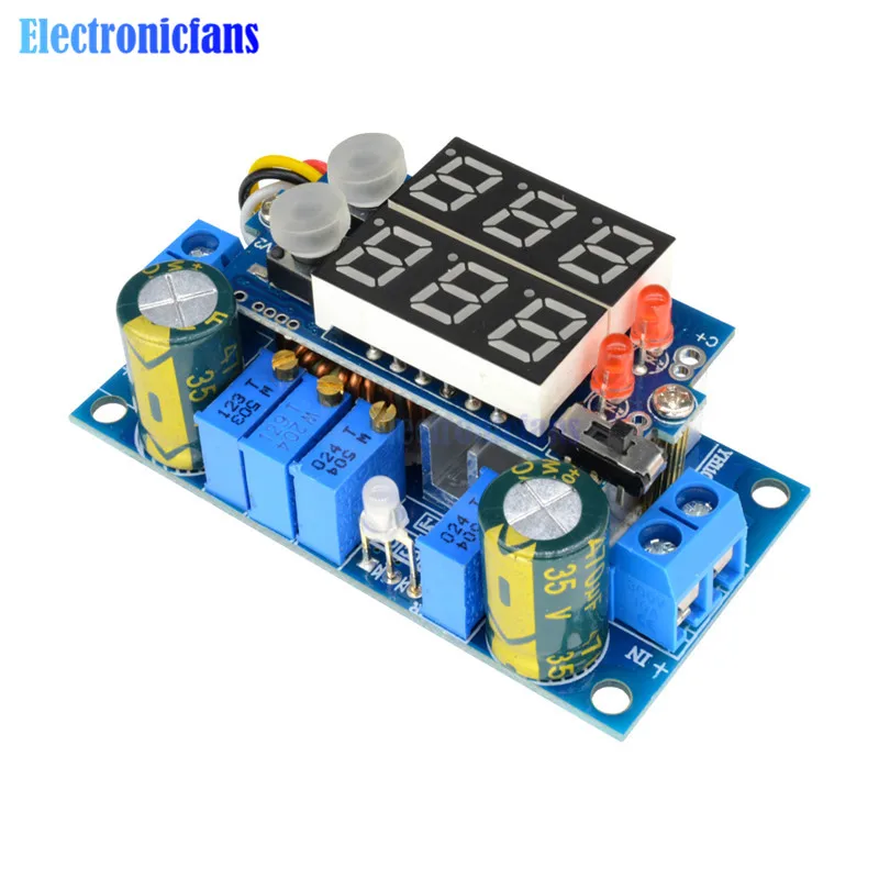 

DC-DC Step down CC/CV Charging Module Dual LED Display 5A MPPT Solar Panel Controller