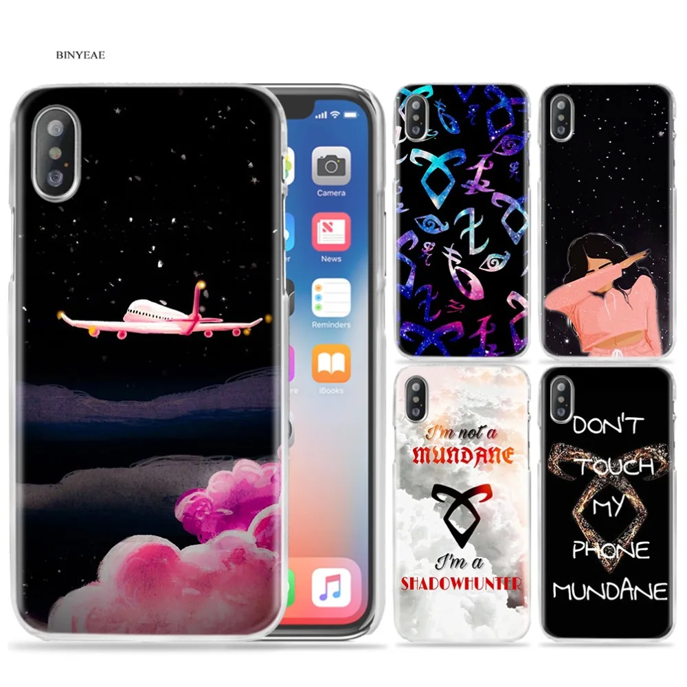 

Case for iPhone X XS MAX XR 7 8 Plus 6 6S Plus 5 5S SE 5C 4 4S 7+ 8+ 7Plus 8Plus Cover Phone Cases Shadowhunters Runes