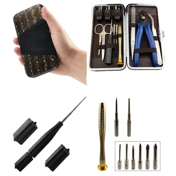 

E-XY V3.5 Tool Kit Set for Vape DIY RDA Building with Coil Jig Allen Screwdriver Scissors Pliers Tweezer Brush Carry Case