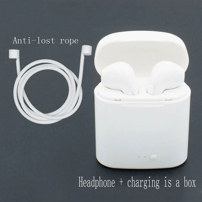 Bluetooth Car Kit I7STWS Wireless Headset Aid in-ear Earbuds Earphones with White Charger Case for iPhone Android | Автомобили и