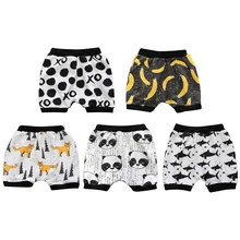 Недавно детей; Летние штаны хлопковые шорты с фруктами Повседневное Короткие шорты детские шаровары детская одежда