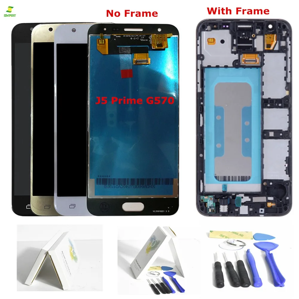 

J5 Prime for SAMSUNG J5 Prime LCD Display Touch Screen LCDs Frame for SAMSUNG Galaxy J5 Prime G570F G570 SM-G570F P10 lite LCD