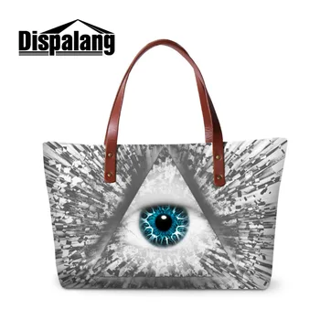 

Dispalang Fashion Women Handbag Female Messenger Bags Eye Geometric Ladies Shoulder Bag Office Ladies Casual Large Hand Bag Tote