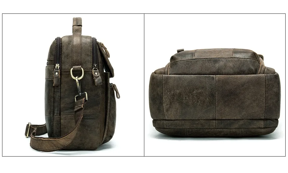 Men Shoulder Bag Men's Genuine Leather Casual Bags for Men Business Crossbody Handbag Flap Leather Bags bolsas male 26