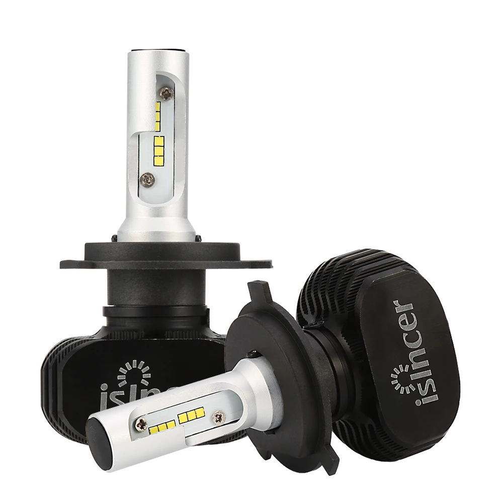 

iSincer H4 CSP LED Car Headlight Bulb Led Headlamp Hi-Lo Beam 80W 8000LM 6500K Auto Headlamp 9003 HB2 12v 24v
