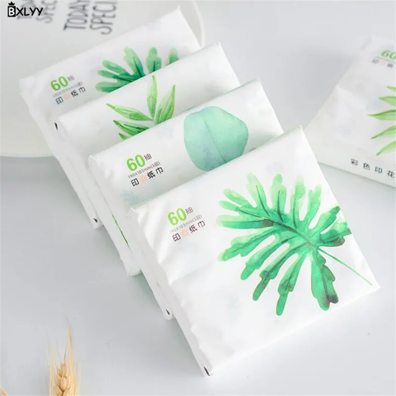 

BXLYY1 Package 60 Paper on The Icing Plant Printing Paper Cartoon Napkin Three-layer Thick Flamingo Party Supplies Wedding.7z
