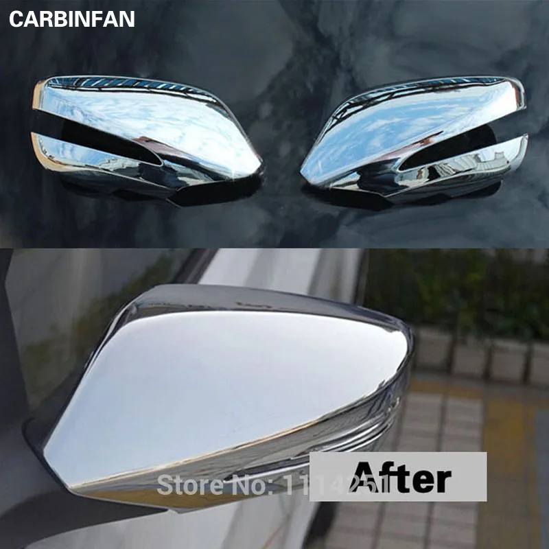 Для hyundai Elantra/Avante 2012 2013 ABS хромированный автомобильный боковой двери зеркала/заднего Боковая дверь Зеркала накладка 2 шт./компл