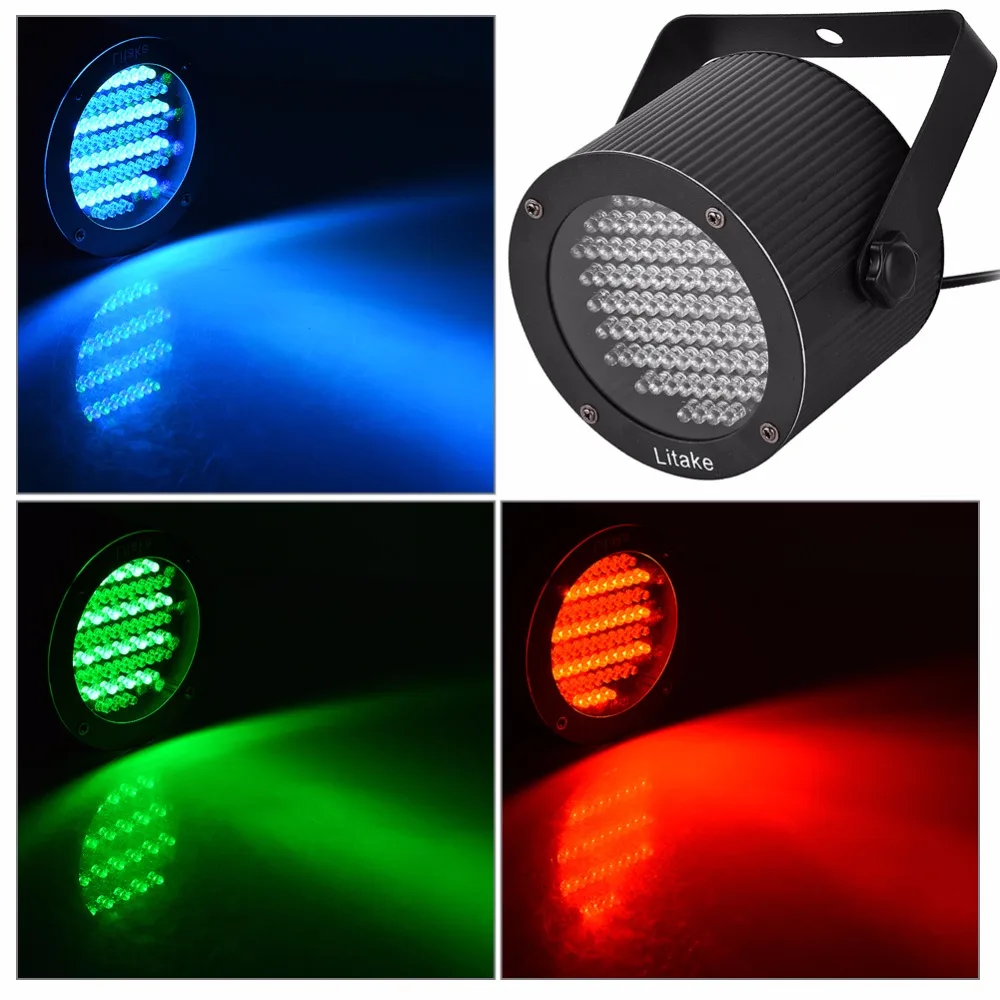 LumiParty Профессиональные светодиодные сценические светильники 86LED RGB PAR лампы для