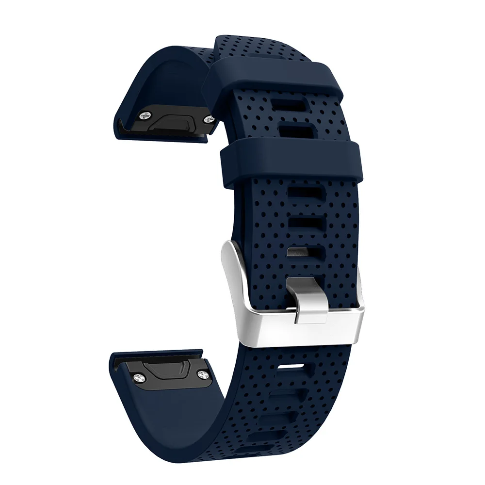 Ремешок для часов Hero Iand для Garmin fenix 5s сменный силиконовый ремешок для часов - Цвет: Midnight blue